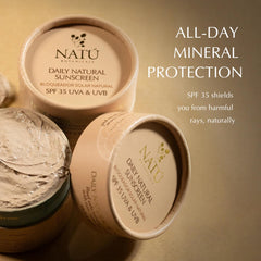 NATÚ BOTANICALS crema ligera para uso diario en piel normal.