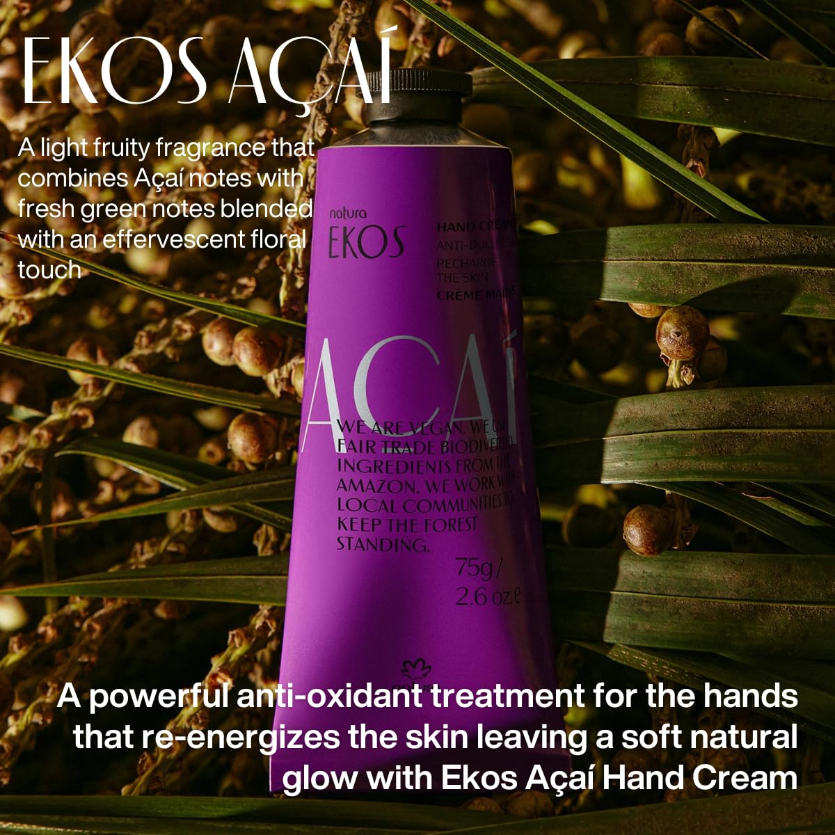 Texture onctueuse des crèmes Natura Ekos, sensation douce.
