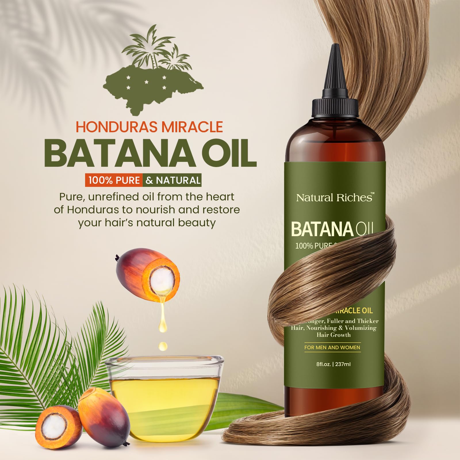 Natural Riches Batana Oil: cabello más saludable gracias al aceite puro