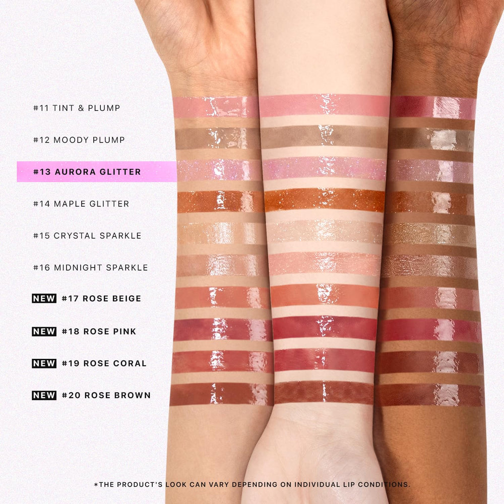 Nature Republic labial color y brillo aurora13, acabado natural.