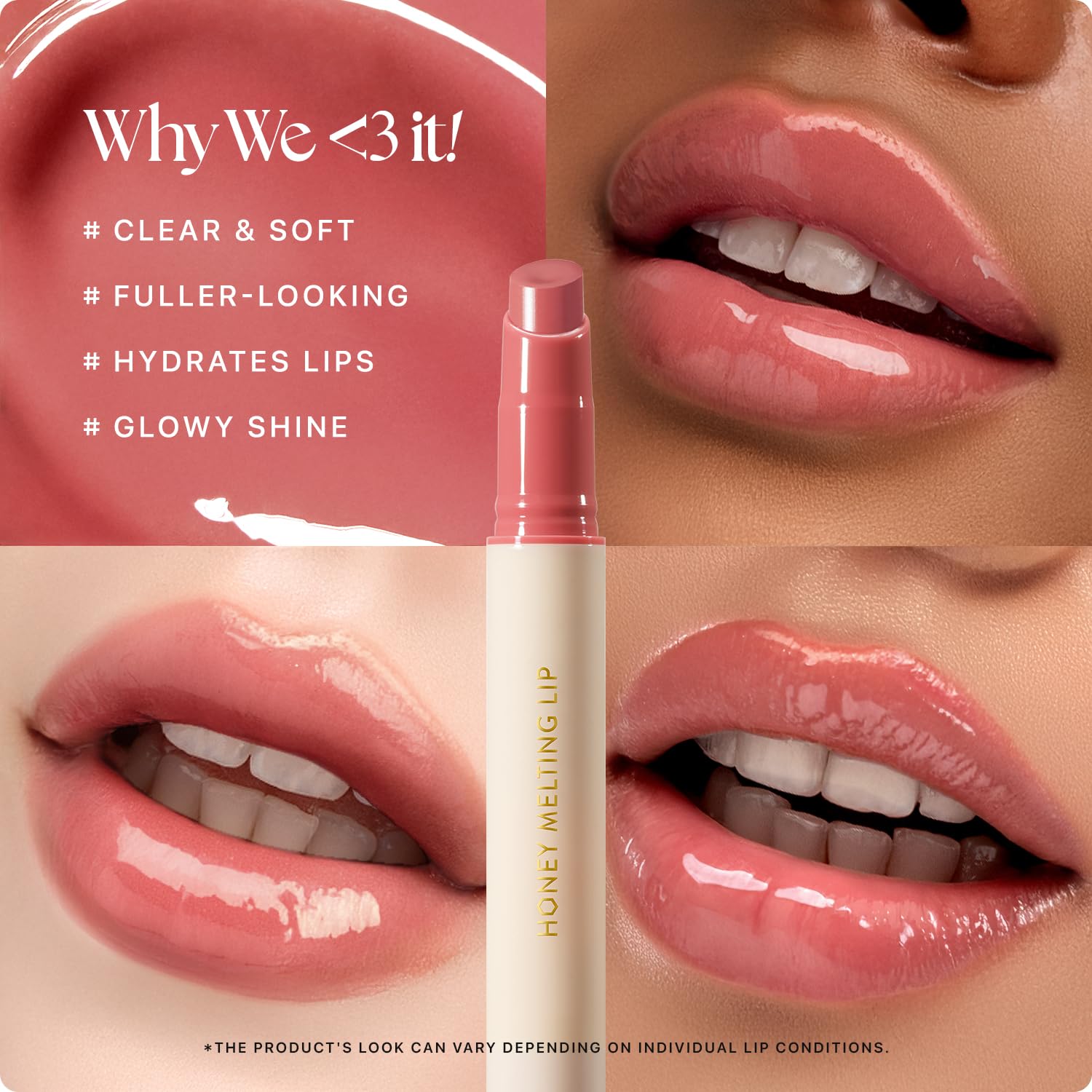 Nature Republic Extracto de miel nutre y suaviza labios secos.