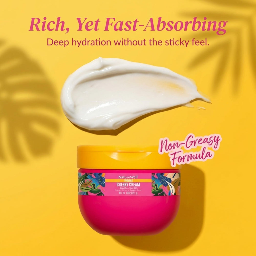 Nature Well Crema Corporal Ultra Rica, aroma pistacho y coco que envuelve los sentidos.