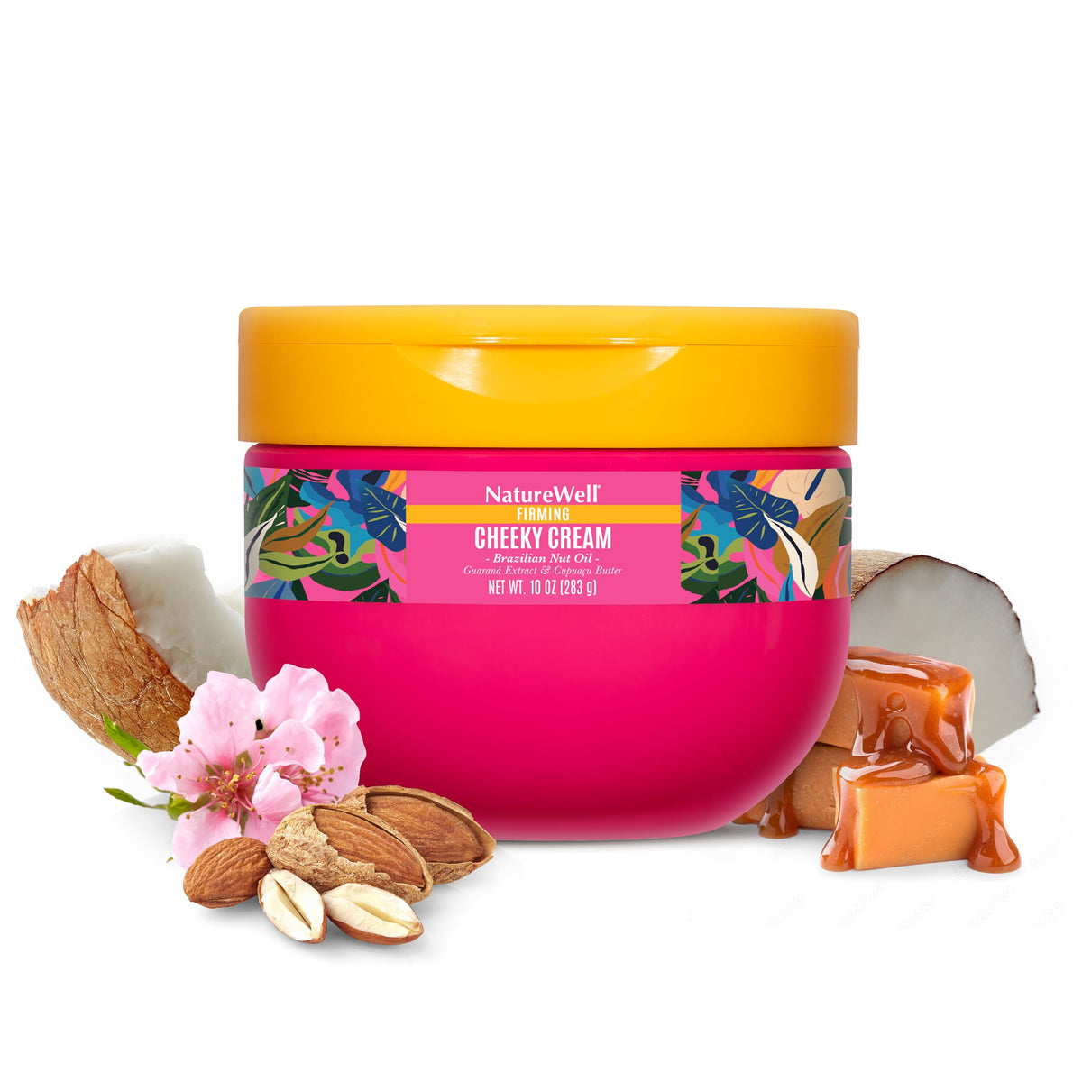 Nature Well Crema Corporal Ultra Rica, textura cremosa para hidratación profunda visible.