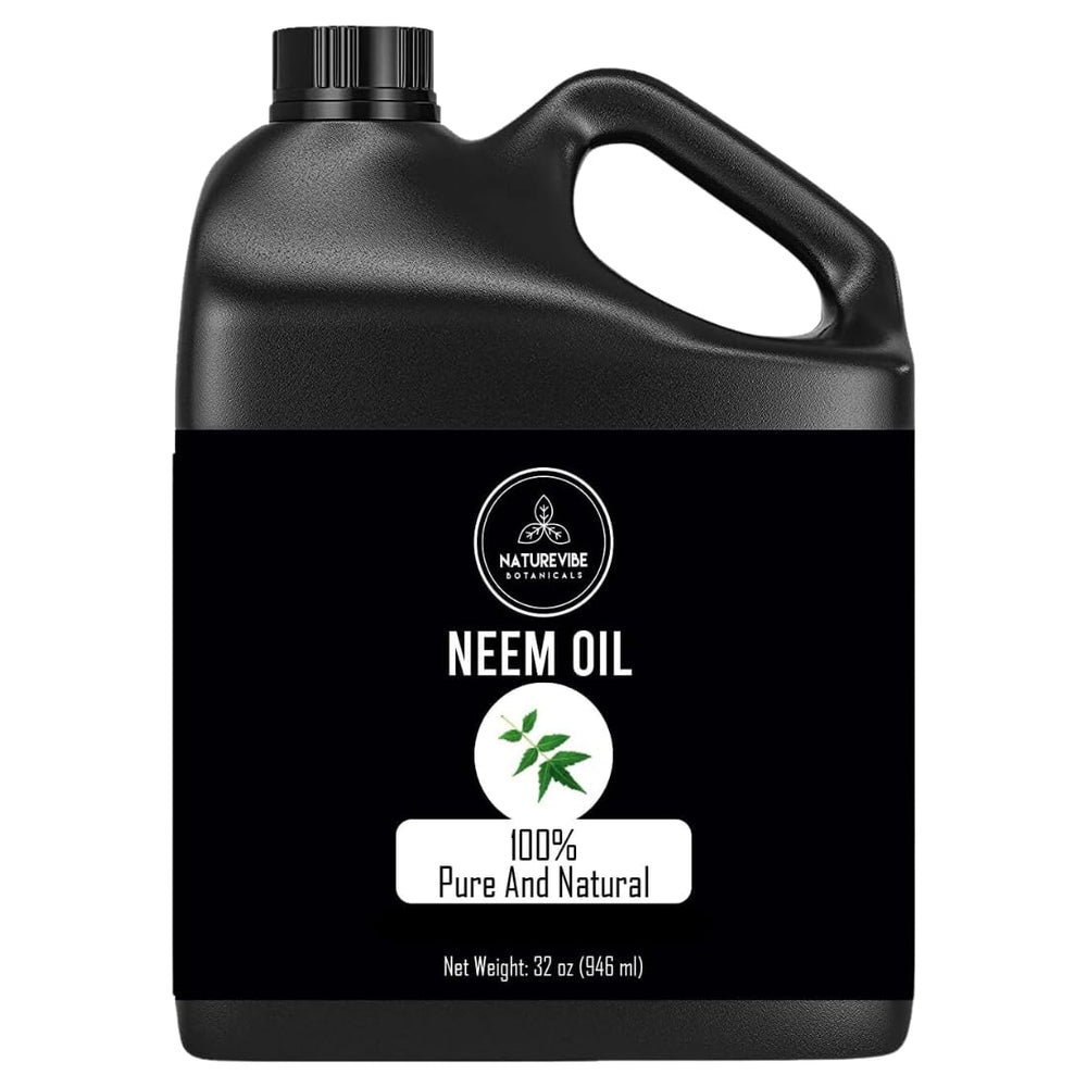 Naturevibe Botanicals Aceite de Neem, envase de 32 onzas, uso múltiple para piel