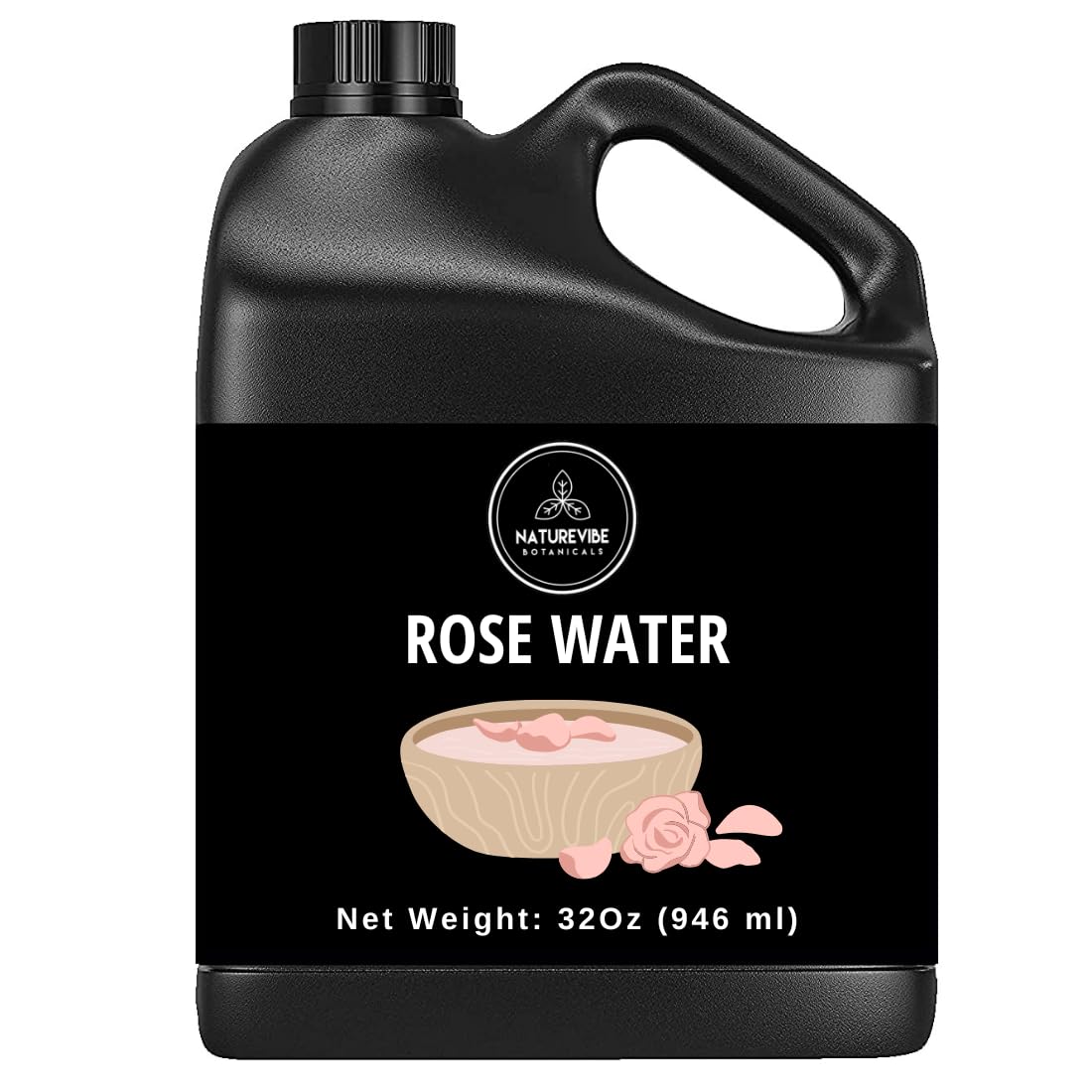 Aplicación suave en cabello con agua de rosa para hidratación ligera
