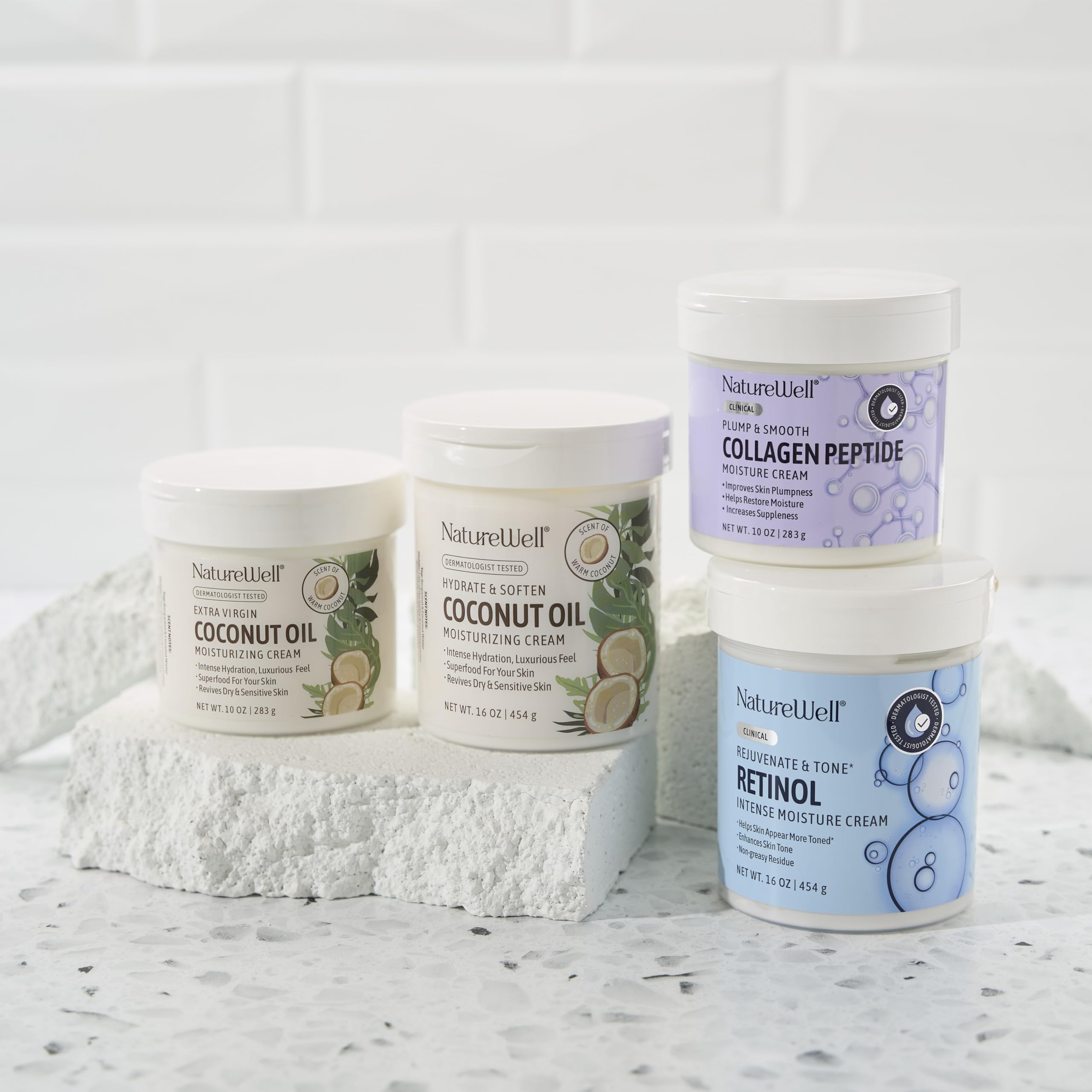 NatureWell crema coco aroma delicado para ritual de bienestar.