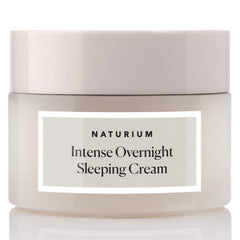 Naturium Intense Overnight Sleeping Cream bottle with overnight hydration