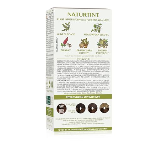 Naturtint 5W Radiant Medio Castaño: mezcla para uso doméstico fácil