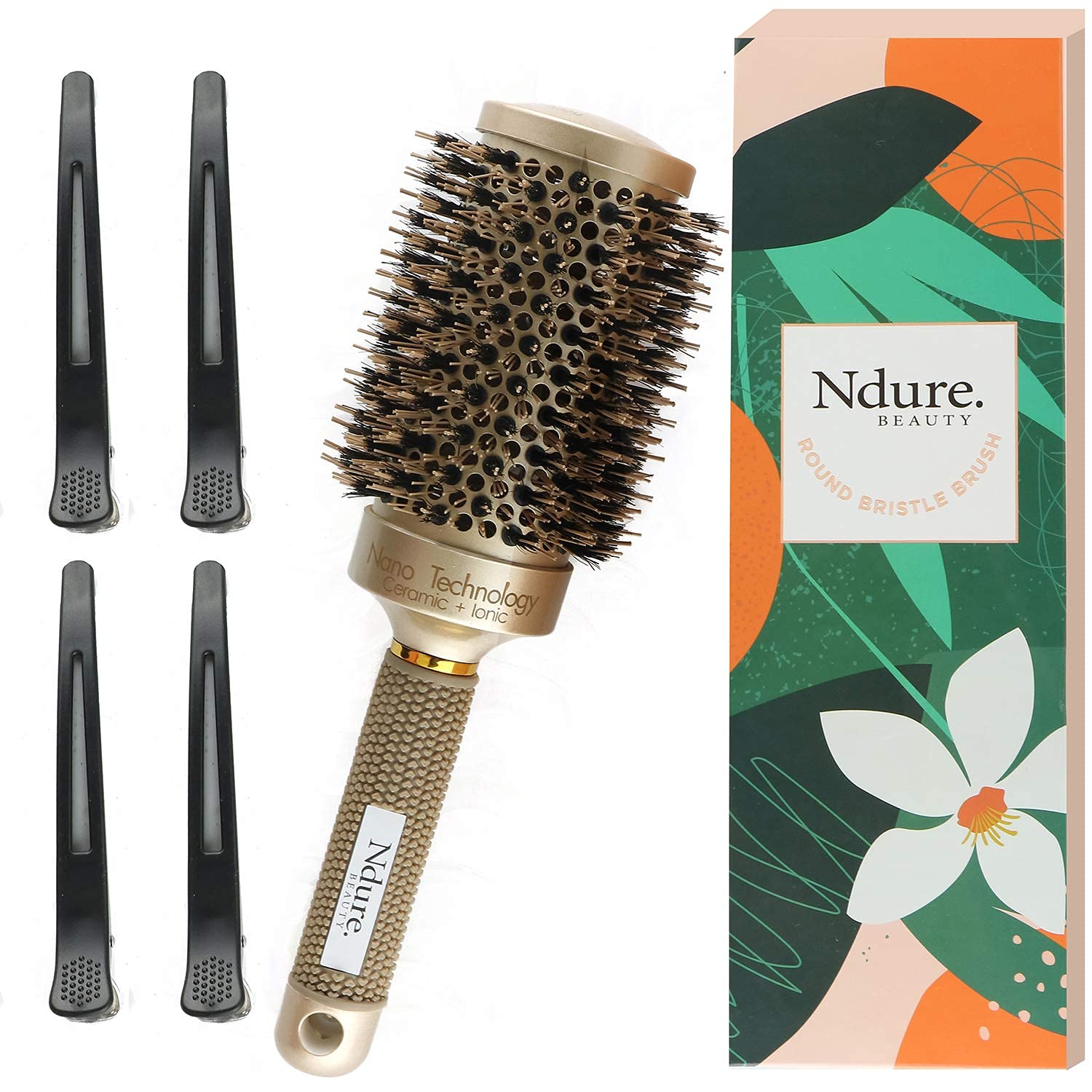Ndure Beauty: cerdas cerámicas e iónicas para alisar y aportar brillo al peinado.