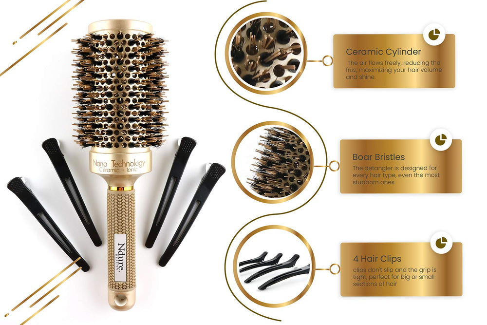 Ndure Beauty: uso con secador para secado rápido y volumen.