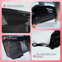 Neacus manga ajuste elastico para todas las cabezas y peinados.