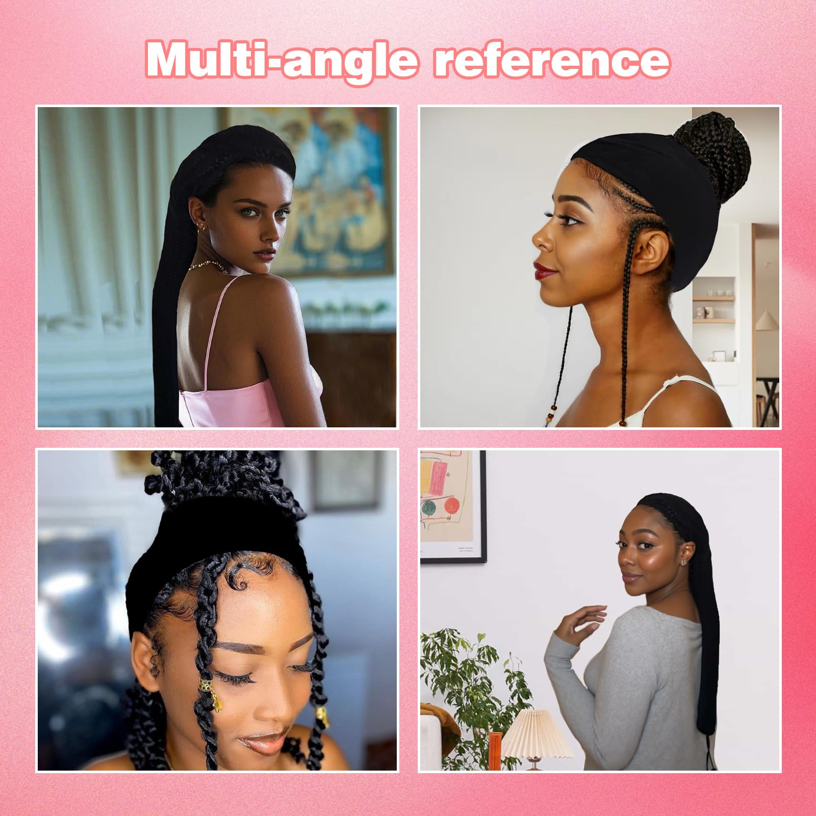 Neacus manga uso versatil para dreadlocks, trenzas y pelucas.