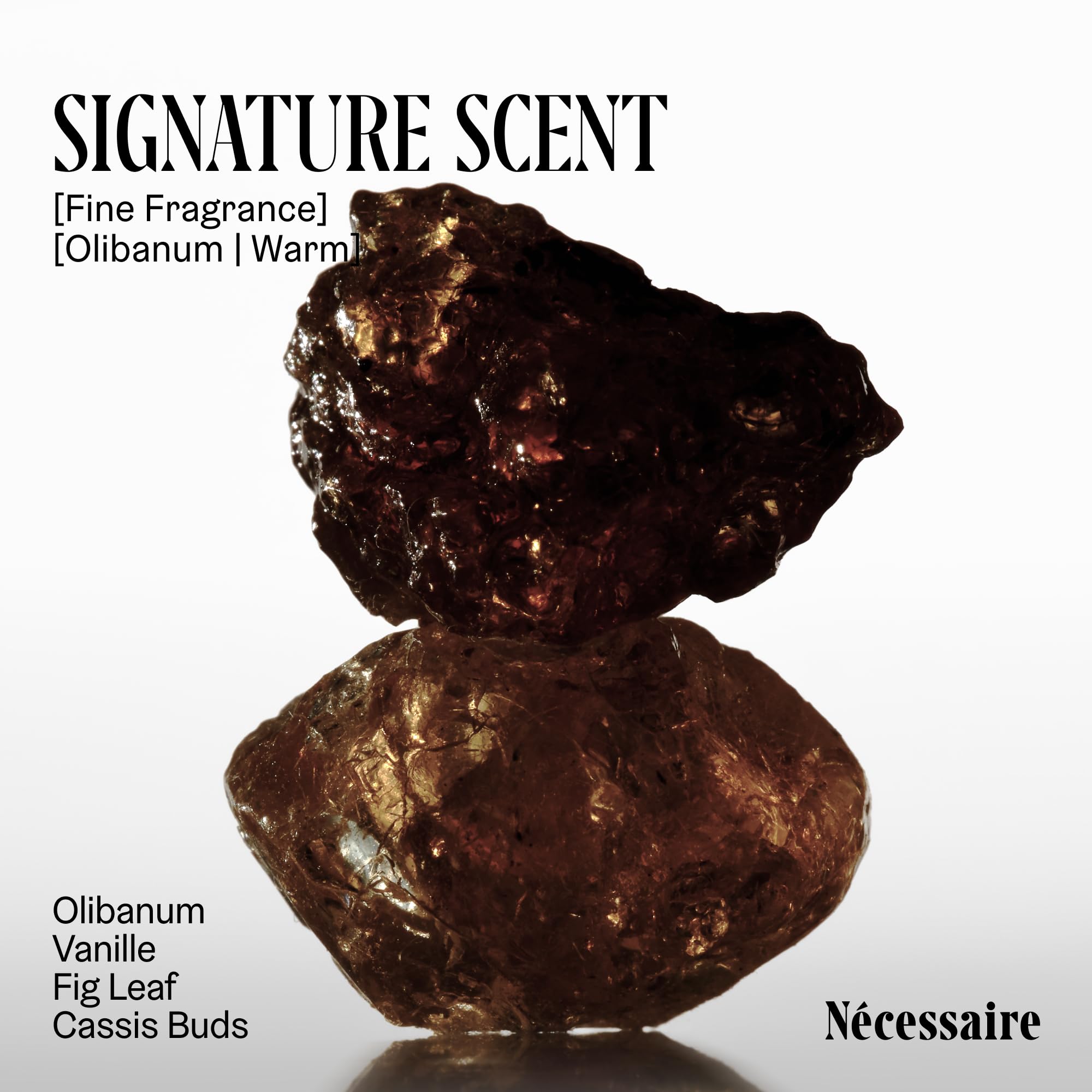 Nécessaire Olibanum – notes vanille et figue cassis, sillage chaleureux.