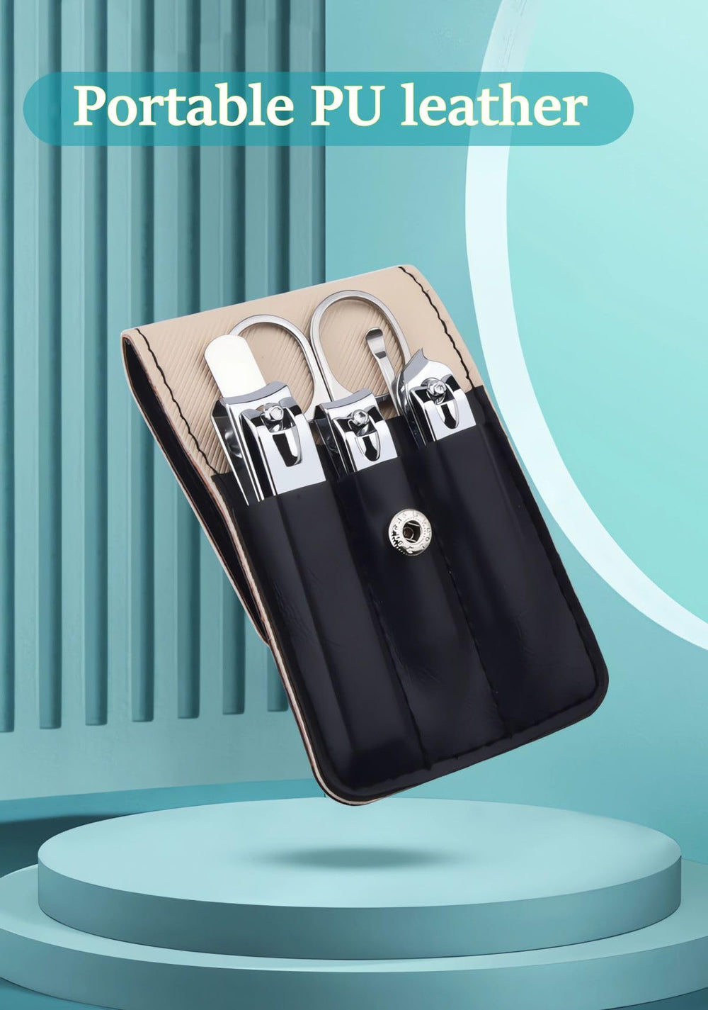 Agarre ergonómico Nemibad para cortar uñas con control.