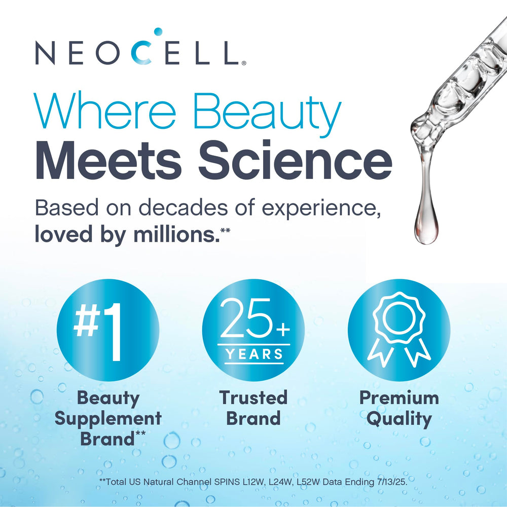 NeoCell Retinol Serum, con vitamina E y A para soporte cutáneo.