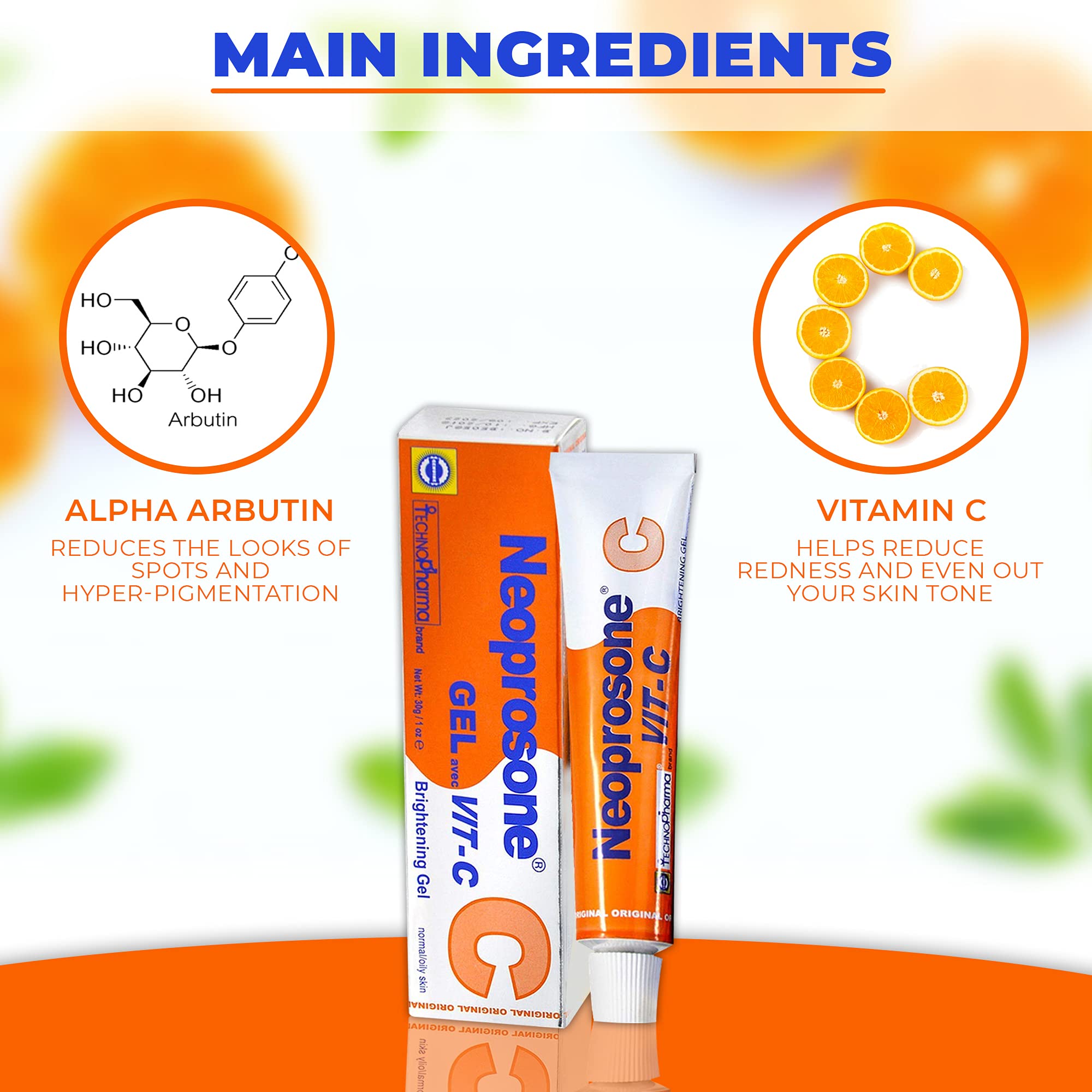 Neoprosone Vitamina C Gel, aplicación nocturna para cuello