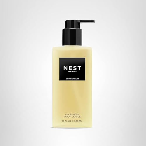 NEST New York Grapefruit Liquid Soap near sink for everyday cleansing.