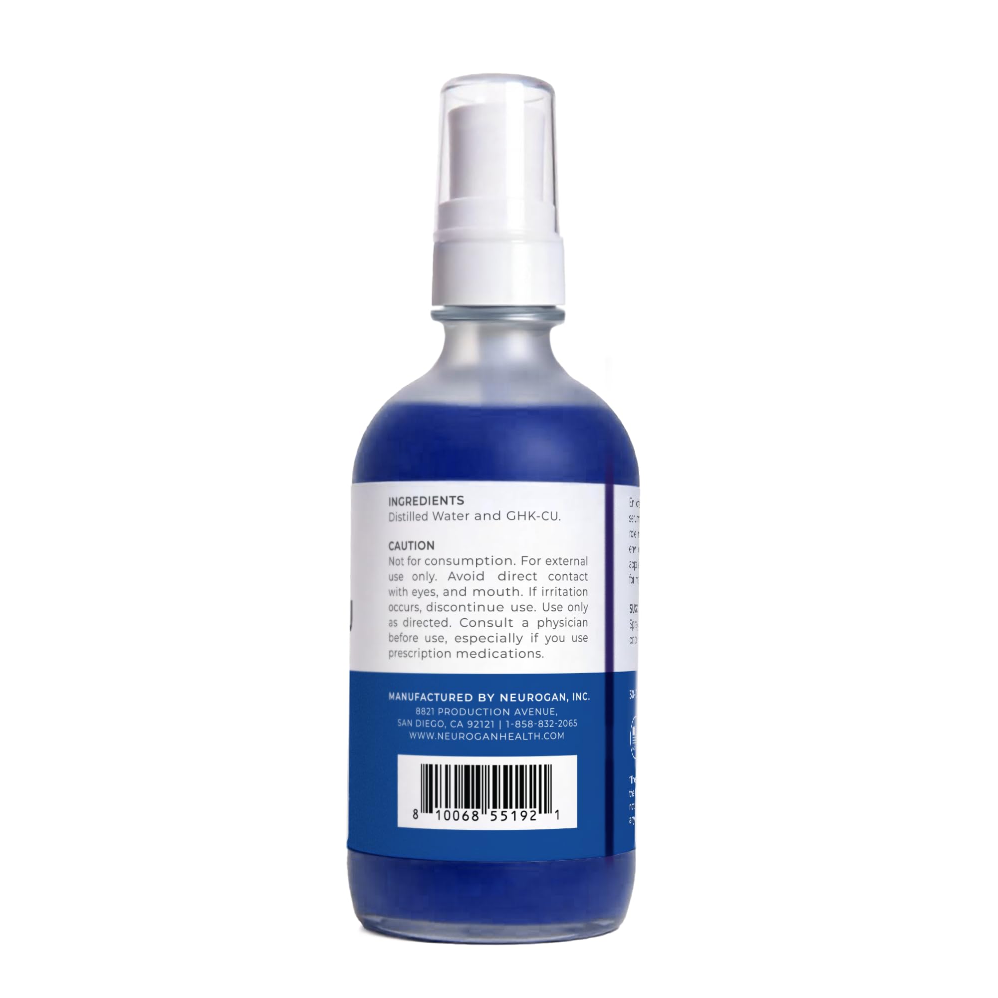 Spray Neurogan para cuero cabelludo seco con hidratación diaria.