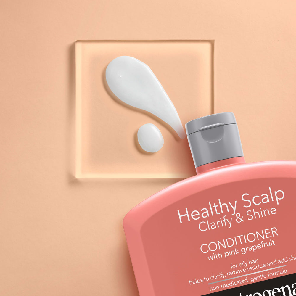 Acondicionador exfoliante de Neutrogena para cabello graso.