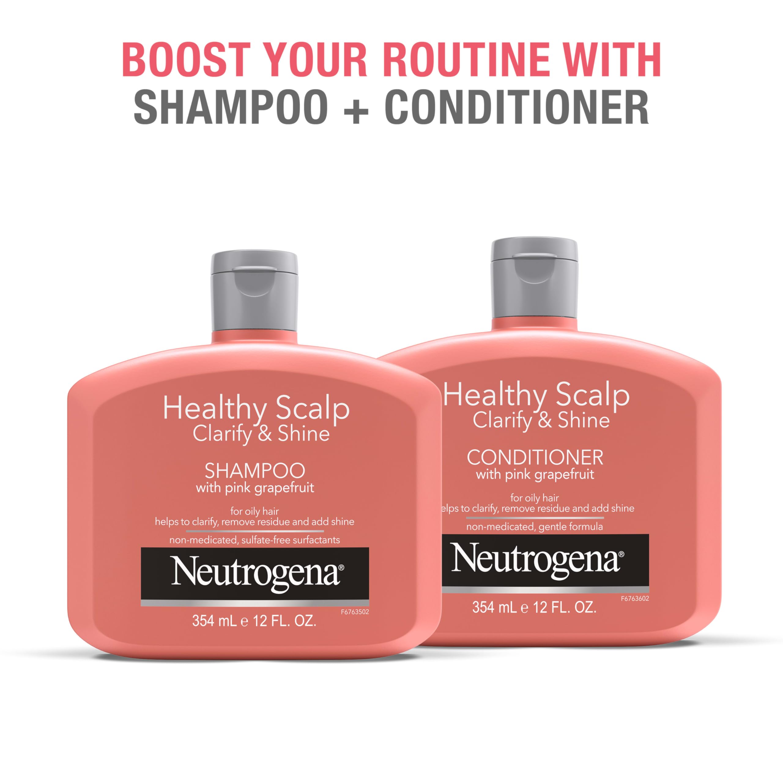 Acondicionador exfoliante de Neutrogena con pH equilibrado.