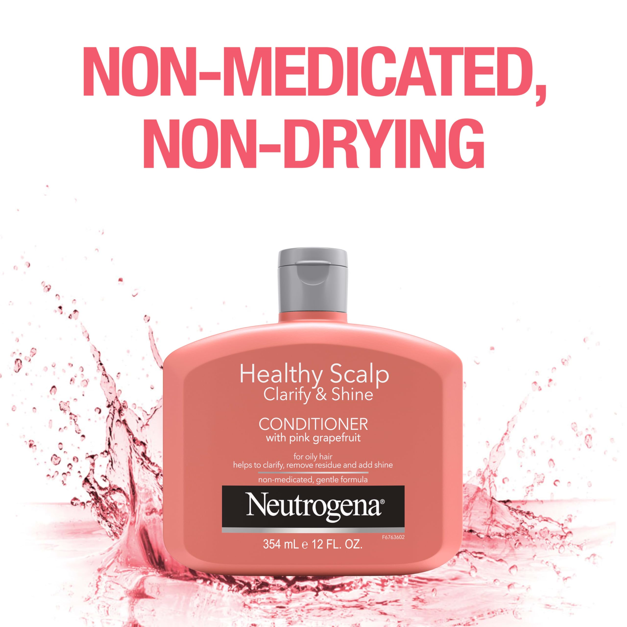 Fragancia fresca de pomelo rosa en Neutrogena Acondicionador exfoliante.