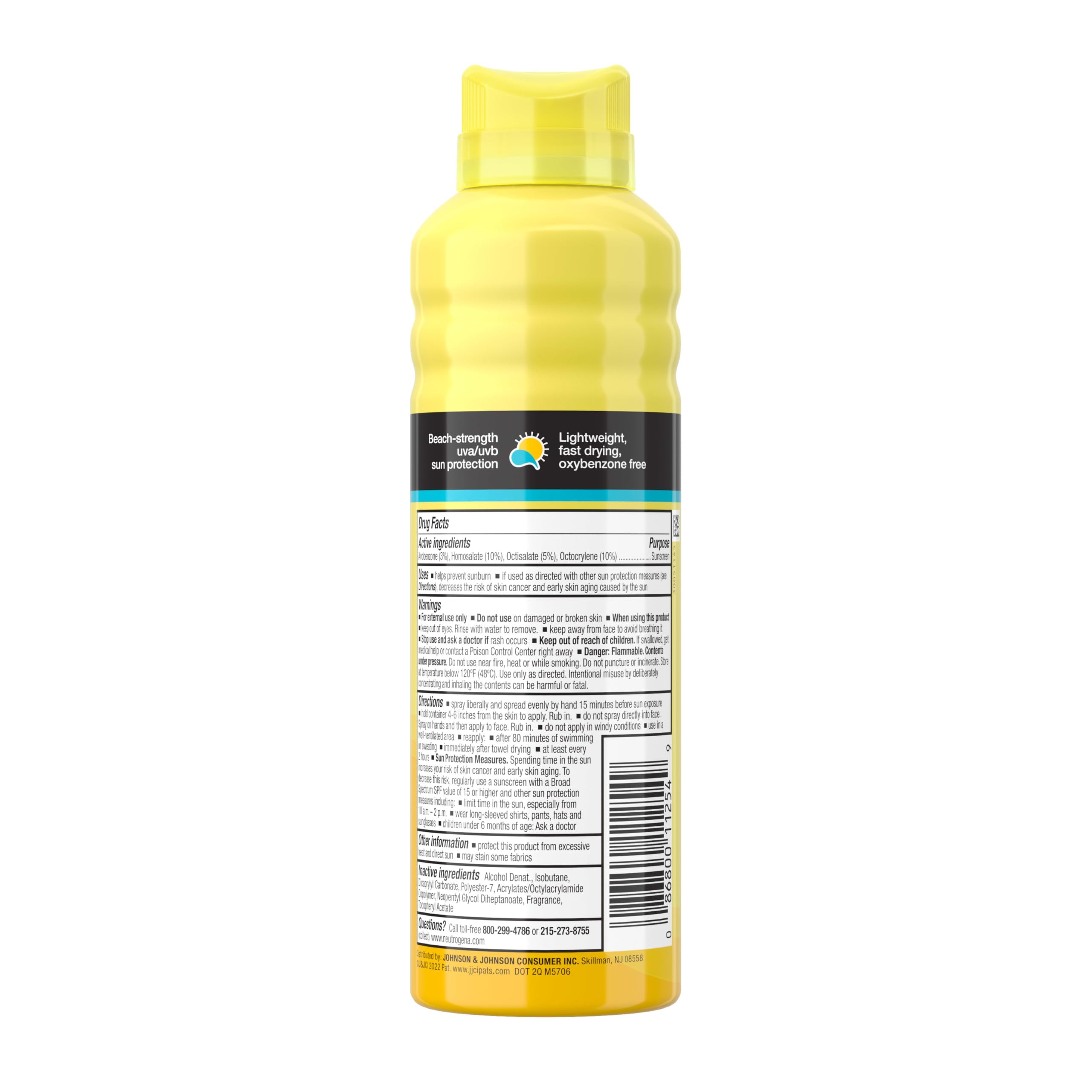 Neutrogena Beach Defense uso familiar para cara y cuerpo durante actividades al aire libre.