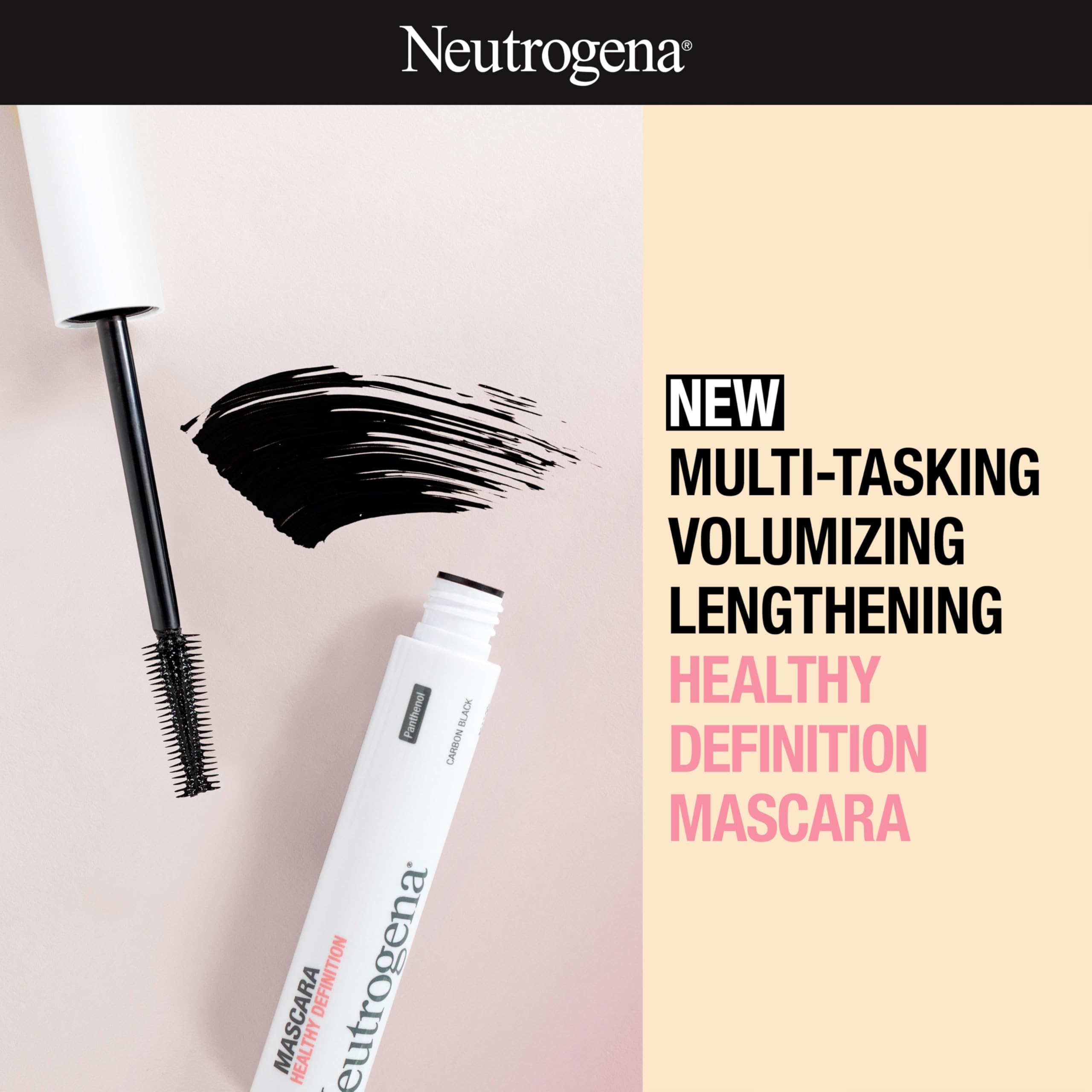 Neutrogena Healthy Definition Mascara dual brush enables precise application and separation