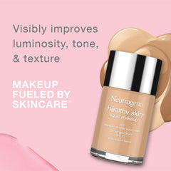 Neutrogena Healthy Skin maquillaje líquido, aplicación suave para pieles secas a mixtas.