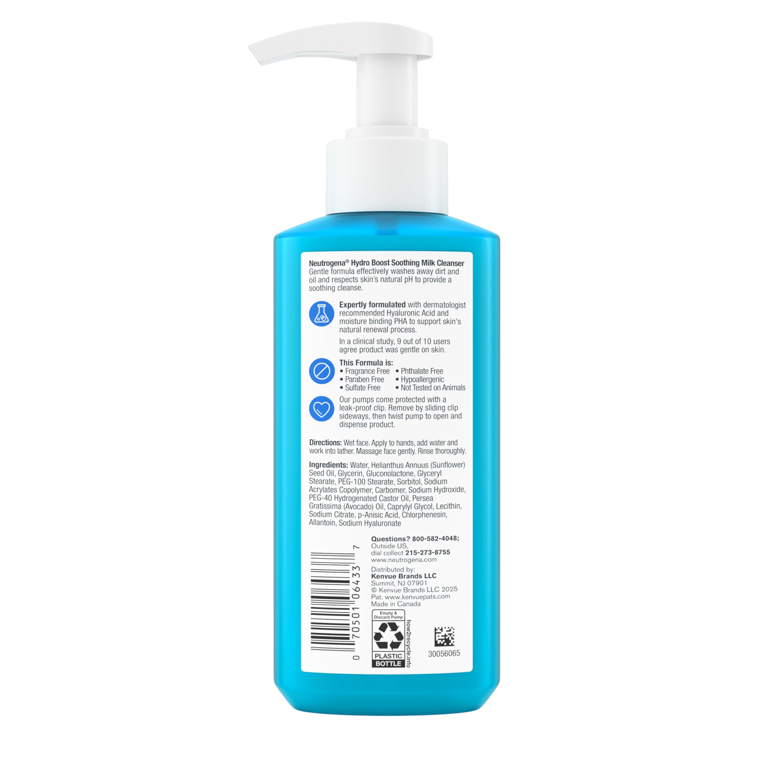 Cuidado diario de Neutrogena Hydro Boost para piel hidratada