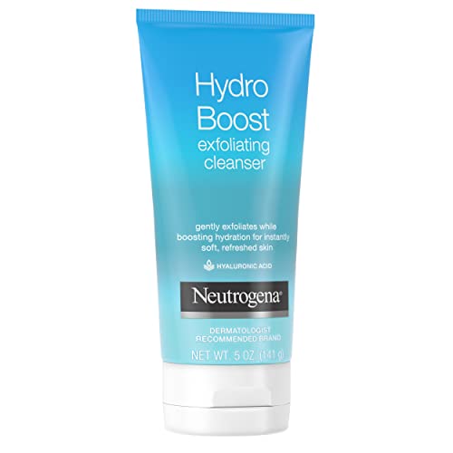 Neutrogena Hydro Boost Exfoliating Face Wash tres tubos de 5 oz.