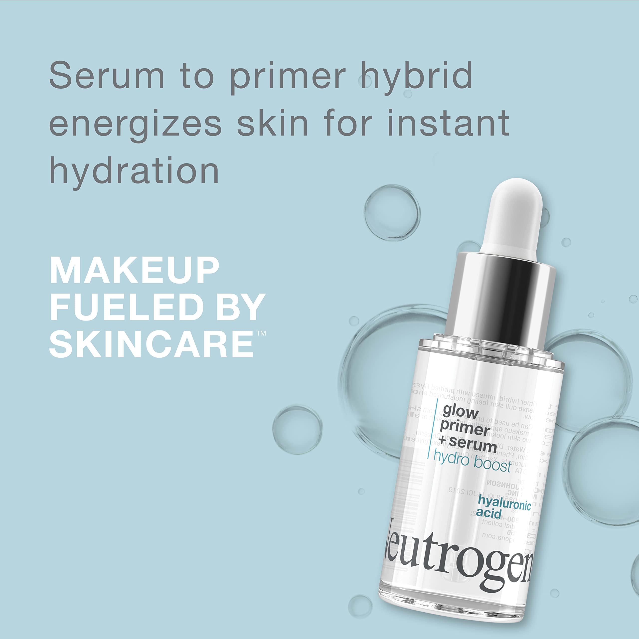 Neutrogena Hydro Boost Glow Booster, textura ligera para aplicación suave