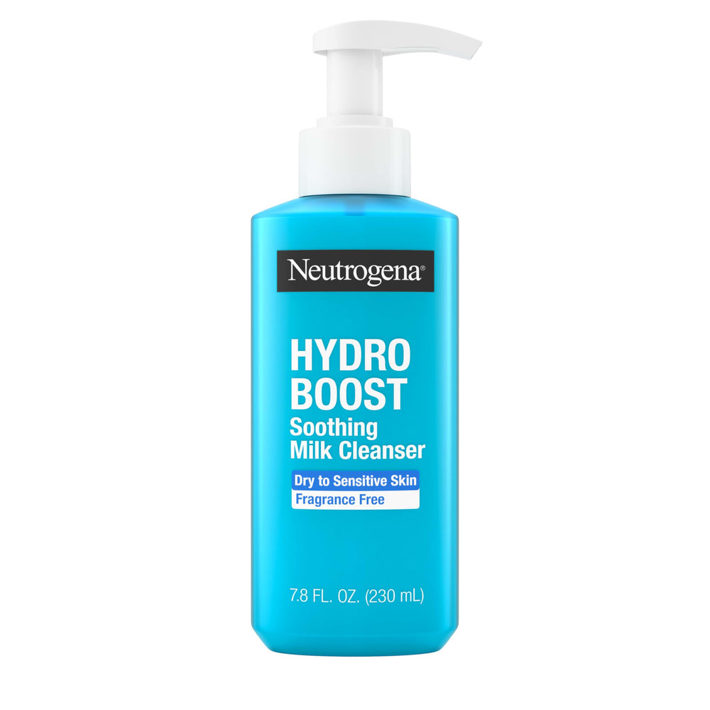 Neutrogena Hydro Boost limpiador facial leche, ideal para limpieza suave y hidratación