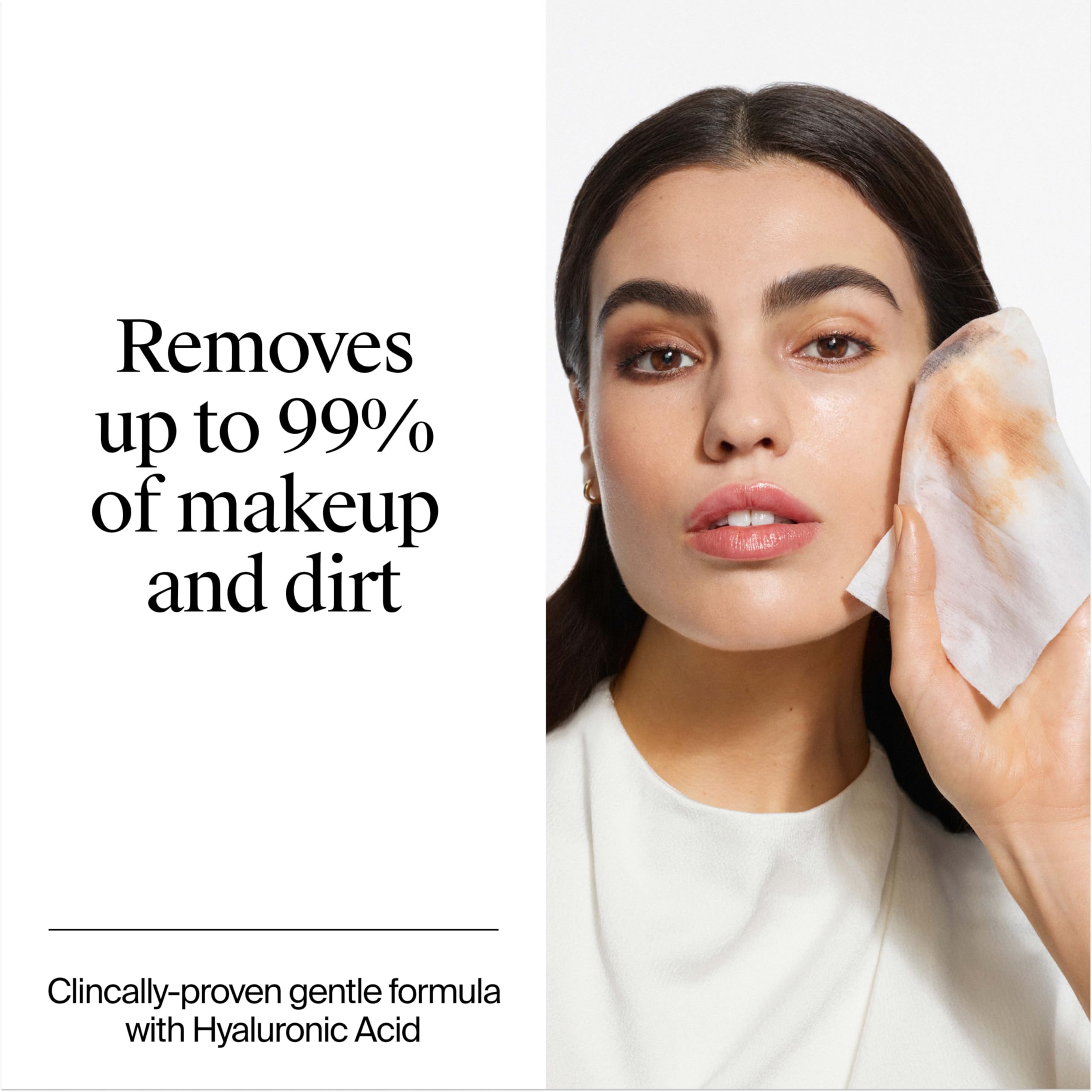 Toallitas para ojos y rostro hipoalergénicas para piel sensible Neutrogena.