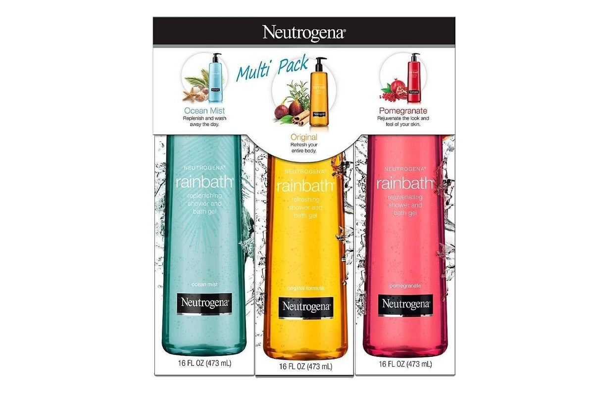 Neutrogena Rainbath botella fórmula original, limpieza suave para la ducha diaria.