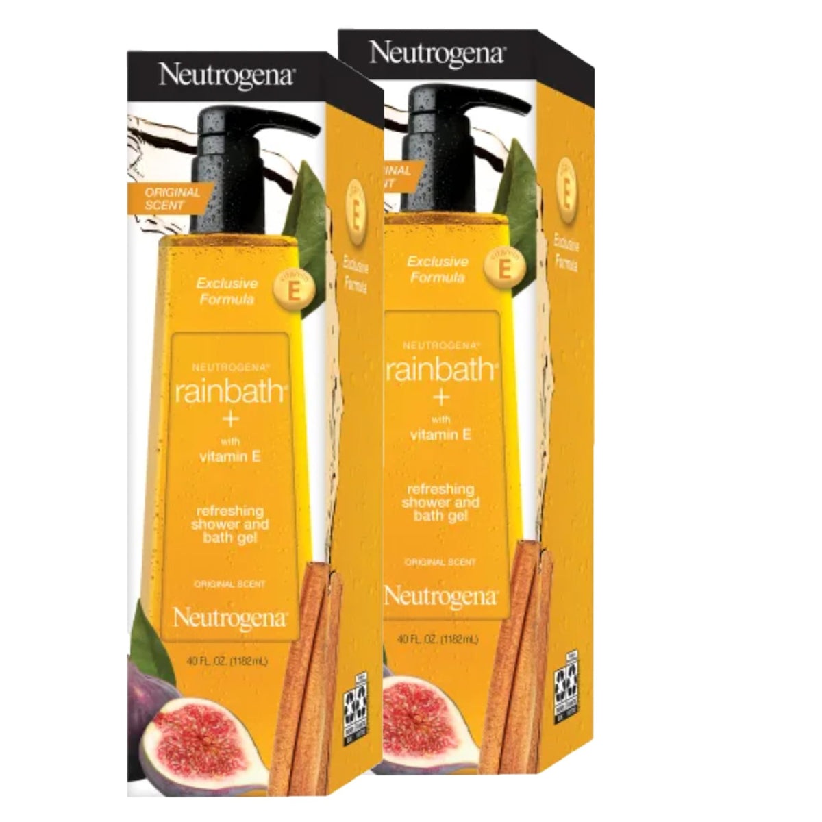 Neutrogena Rainbath gel de ducha, botella de 40 oz para piel suave