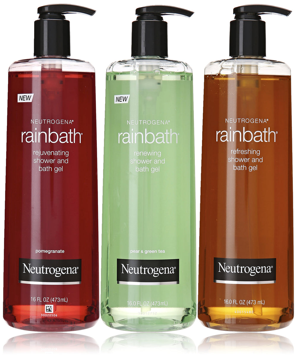 Neutrogena Rainbath Original Formula, botella 16 oz, limpieza suave y piel acondicionada.
