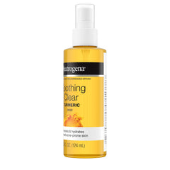 Close-up of the mist spray from Neutrogena Turmeric Mist showing a lightweight release.