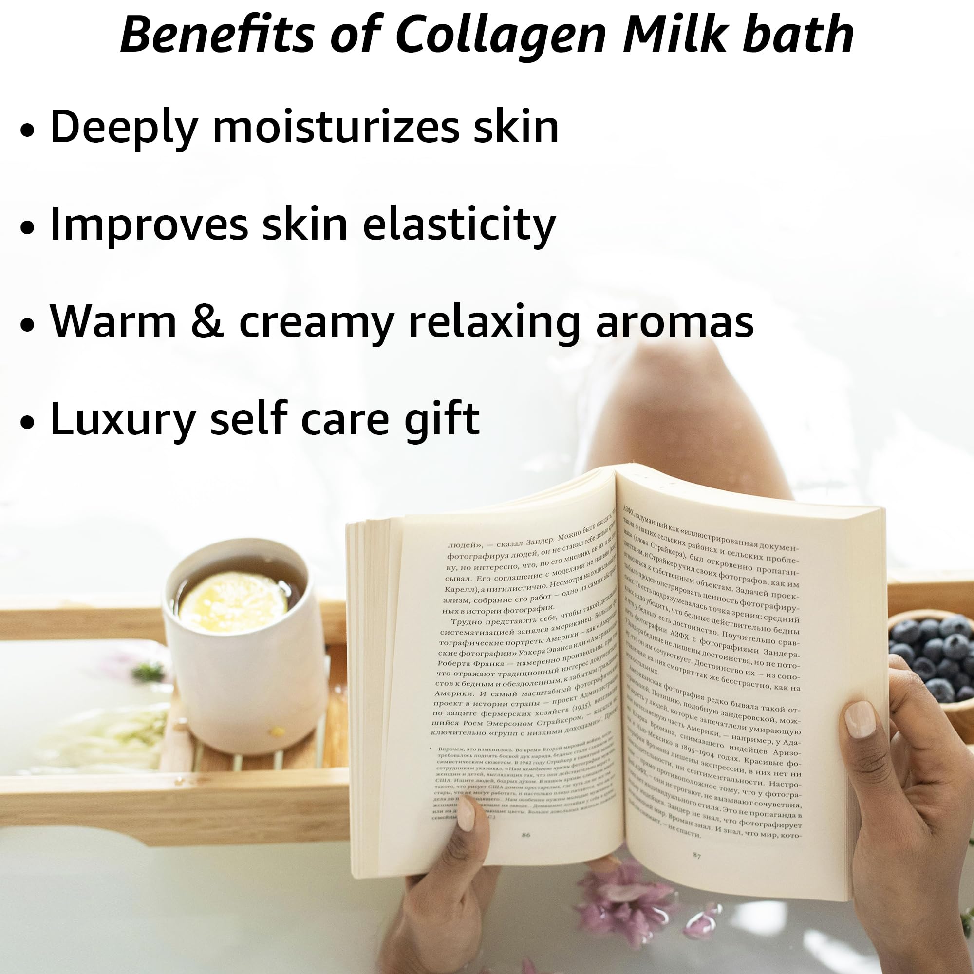 New Miuz baño en burbujas con vainilla y jazmín, experiencia aromática relajante.