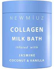 New Miuz ingredientes naturales de coco y leche, componentes para una piel suave.