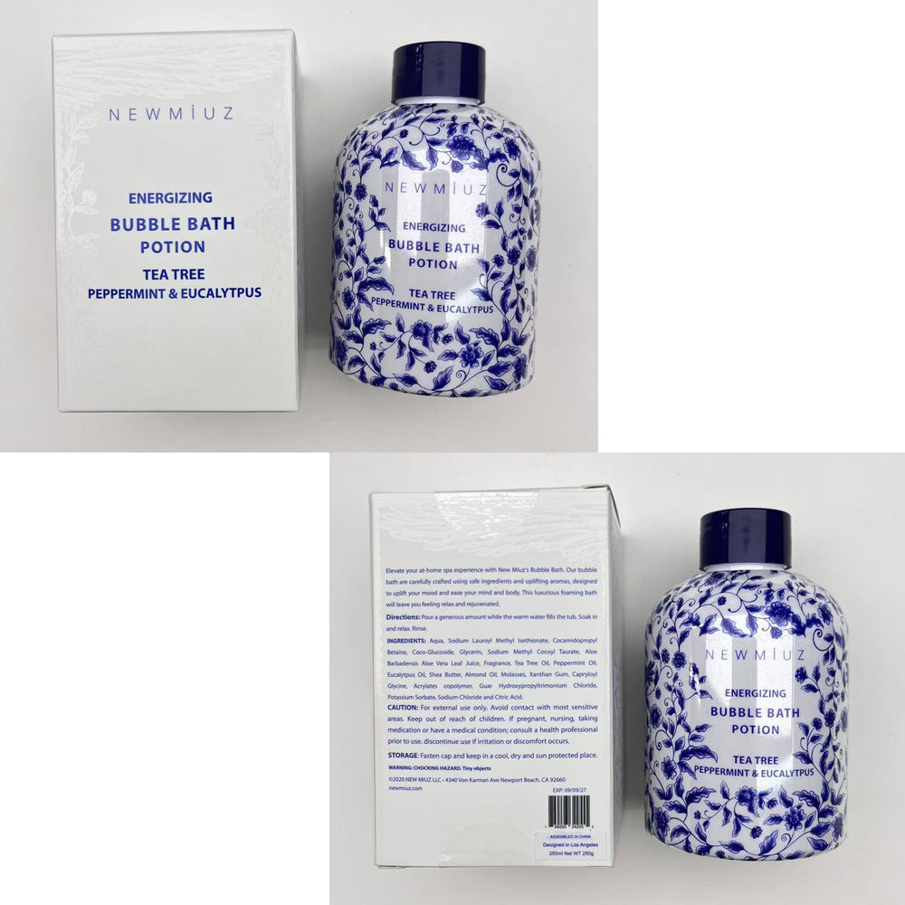 New Miuz uso sencillo: tres tapones crean espuma abundante.