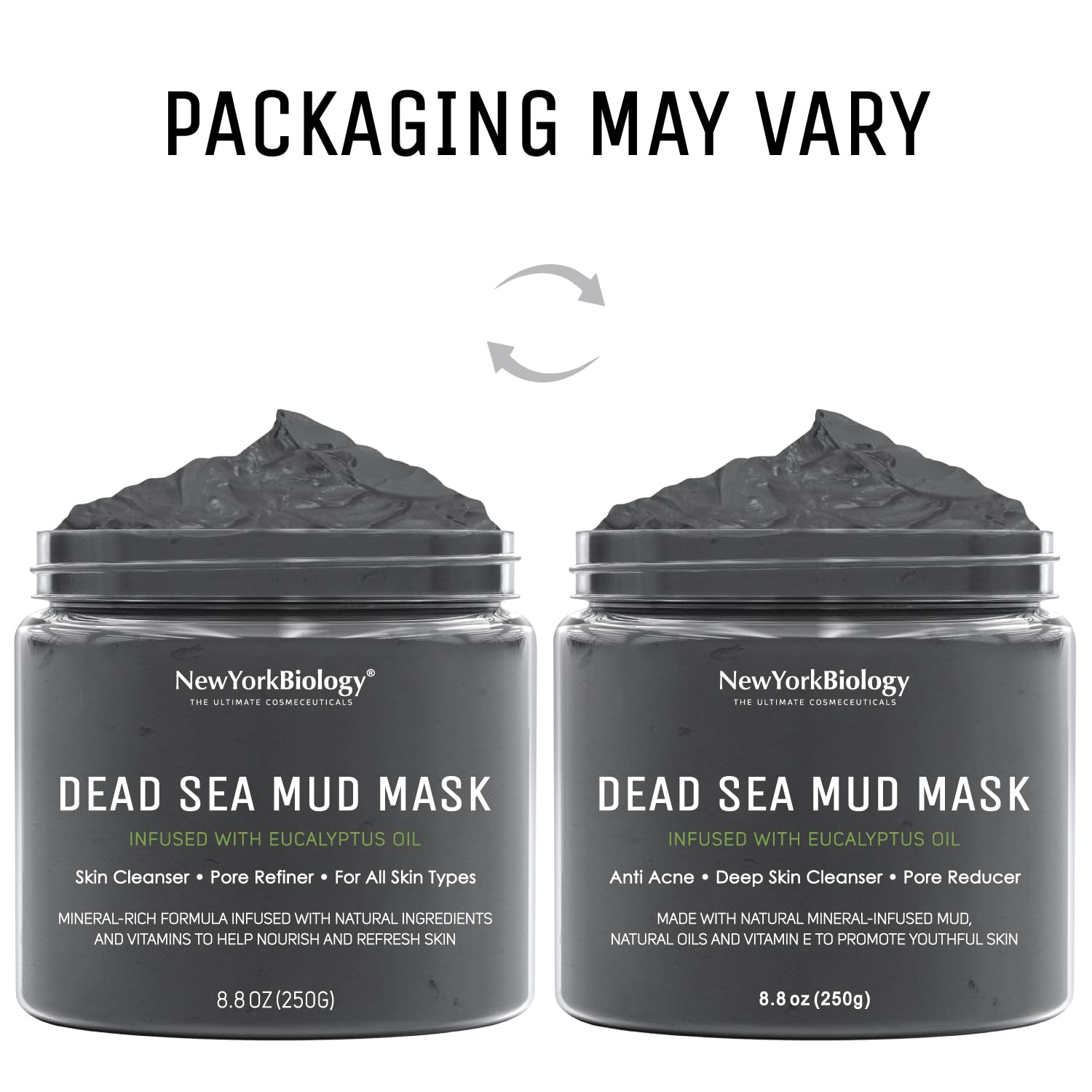 Control del aceite excedente con mascarilla de NEW YORK BIOLOGY para piel equilibrada.
