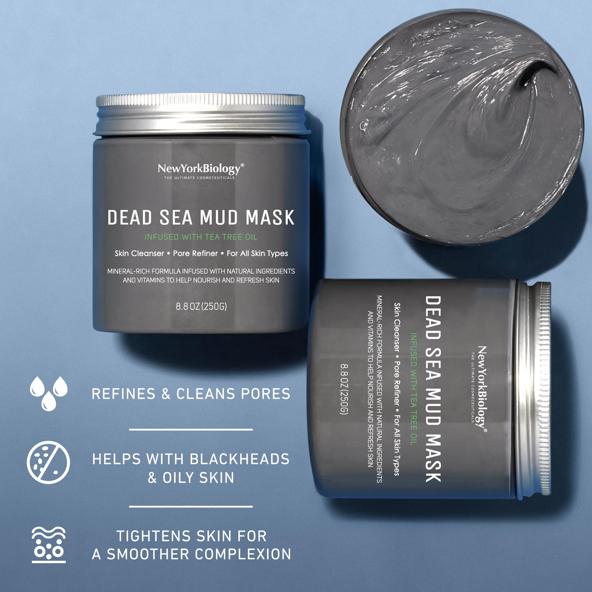 NEW YORK BIOLOGY Exfoliación suave, renueva la piel sin irritación.