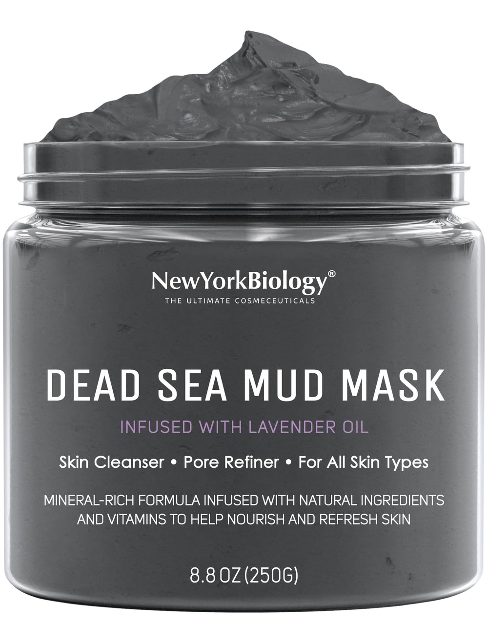 NEW YORK BIOLOGY Mascarilla lodo Mar Muerto en bote para purificar poros