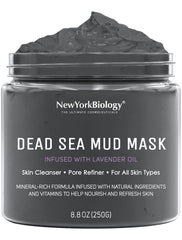 NEW YORK BIOLOGY Mascarilla lodo Mar Muerto en bote para purificar poros