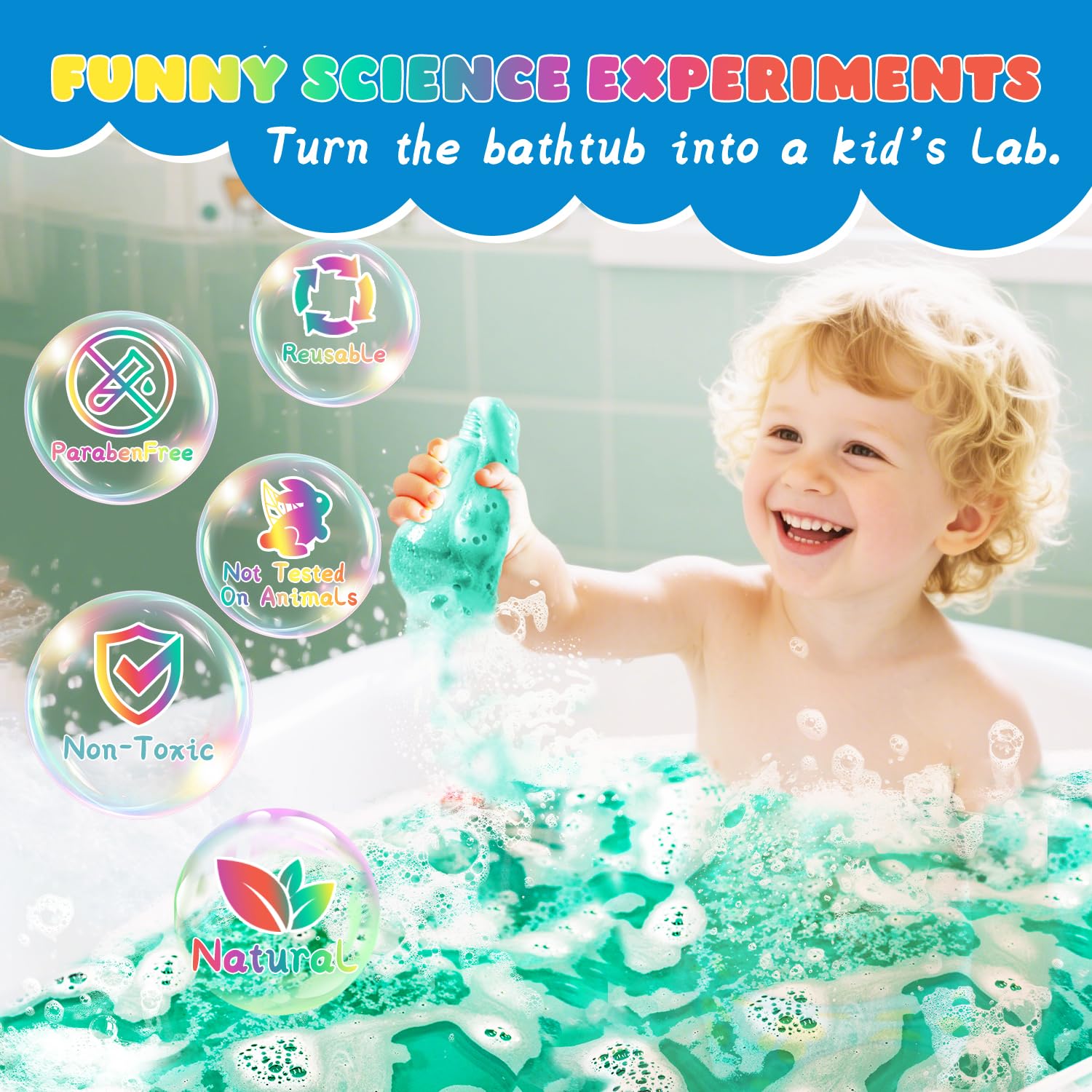 NEWFEIFAN bomba de baño regalo ideal para cumpleaños infantiles