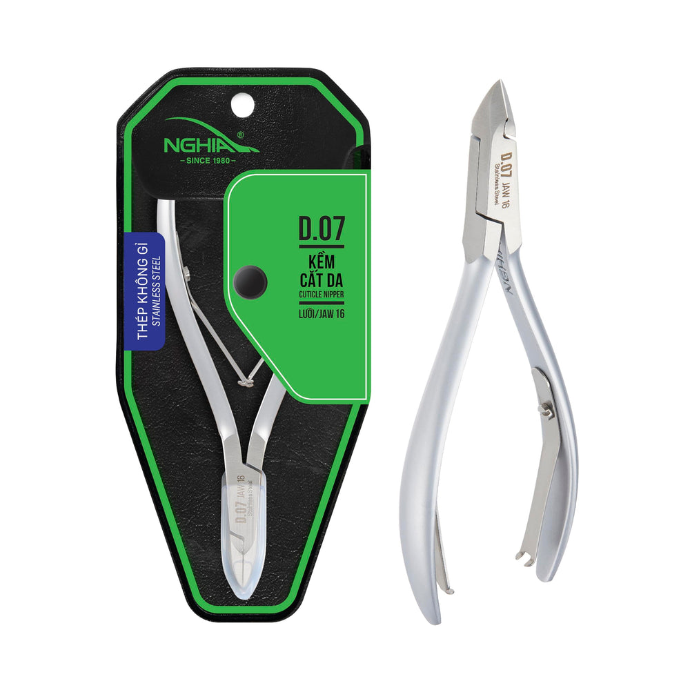 NGHIA corta-cuticulas D-07 mandibula-16 primer plano: precisión para acabado suave