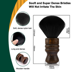 NICEMOVIC cepillo barbero ergonómico para cuello y orejas