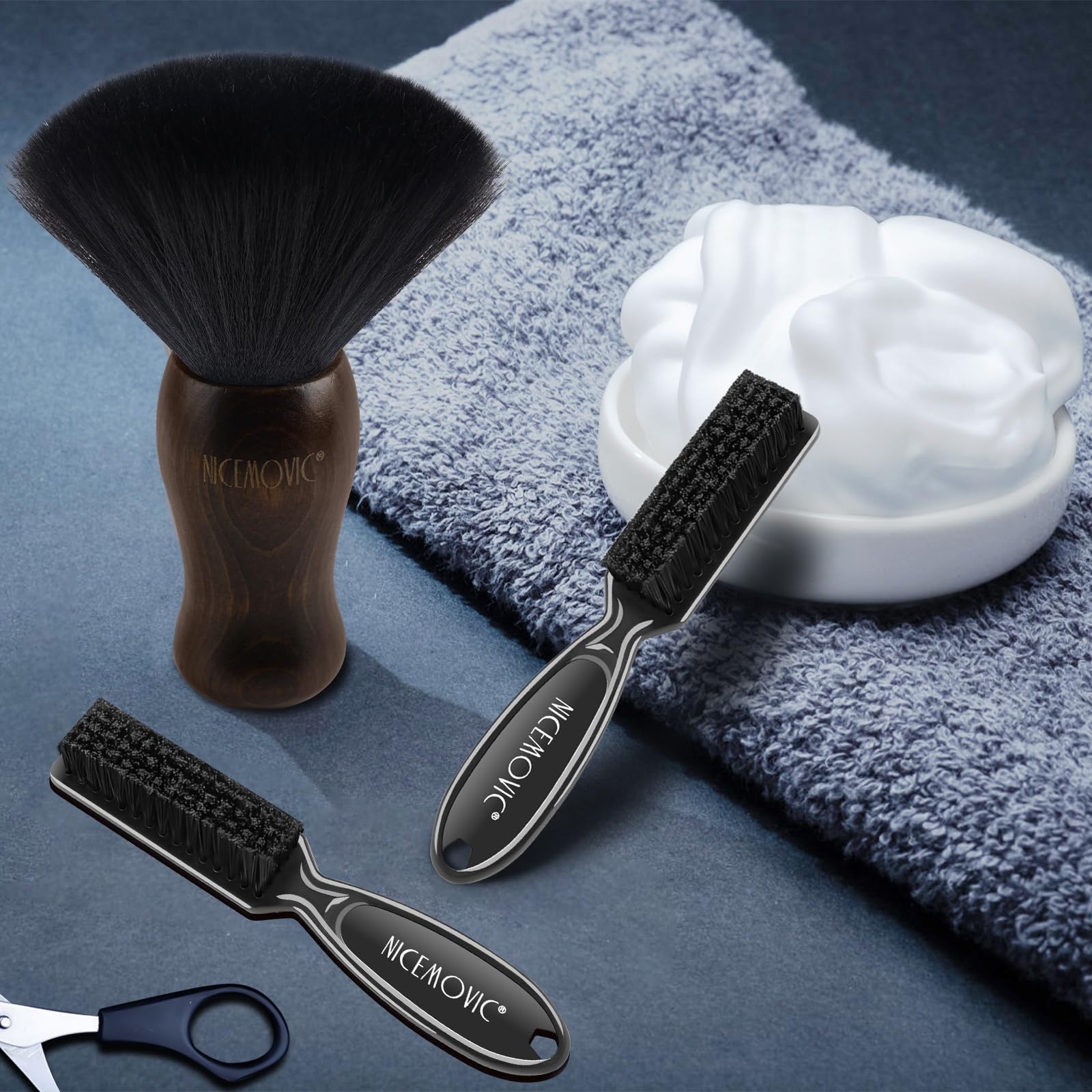 NICEMOVIC cepillo barbero portátil perfecto para uso diario