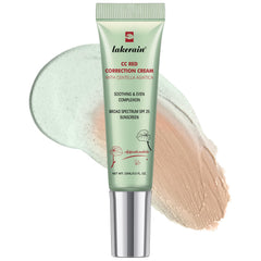 NICEFACE CC Red Corrector crema, textura ligera para un acabado natural diario.