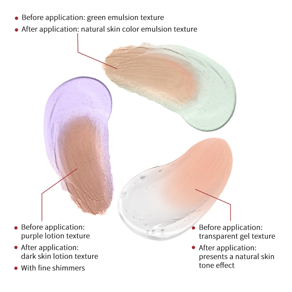 NICEFACE CC Red Corrector crema, protección solar para piel protegida.